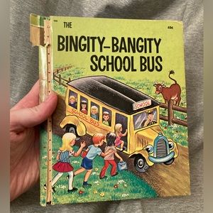 The Bingity-Bangity School Bus Vintage Illustrated Children's Book